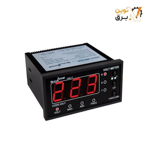 ولت متر تکفاز 48 شیوا امواج مدل VMU-F
