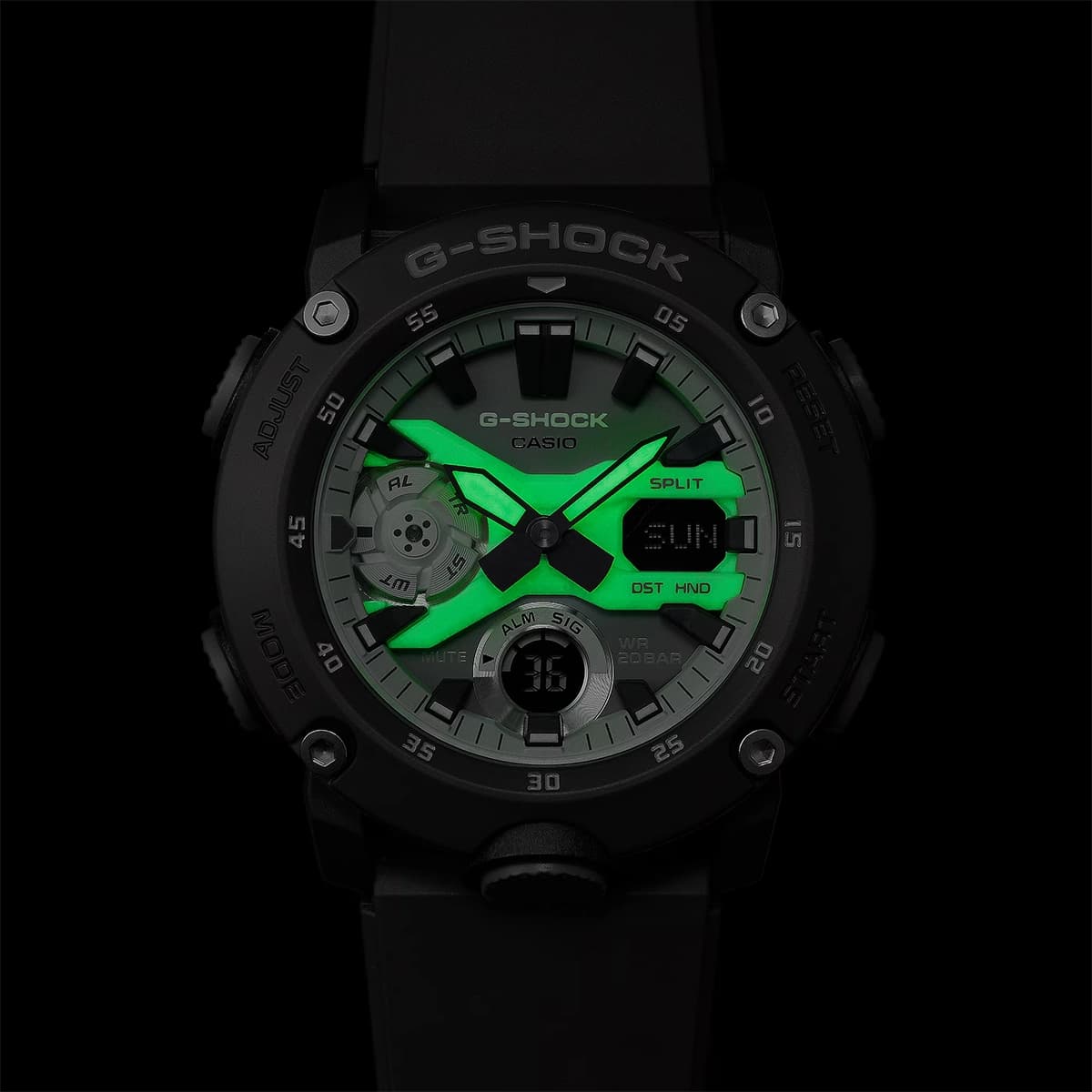 ساعت مچی مردانه کاسیو جیشاک CASIO G-SHOCK GA-2000HD-8A — تصویر ۵