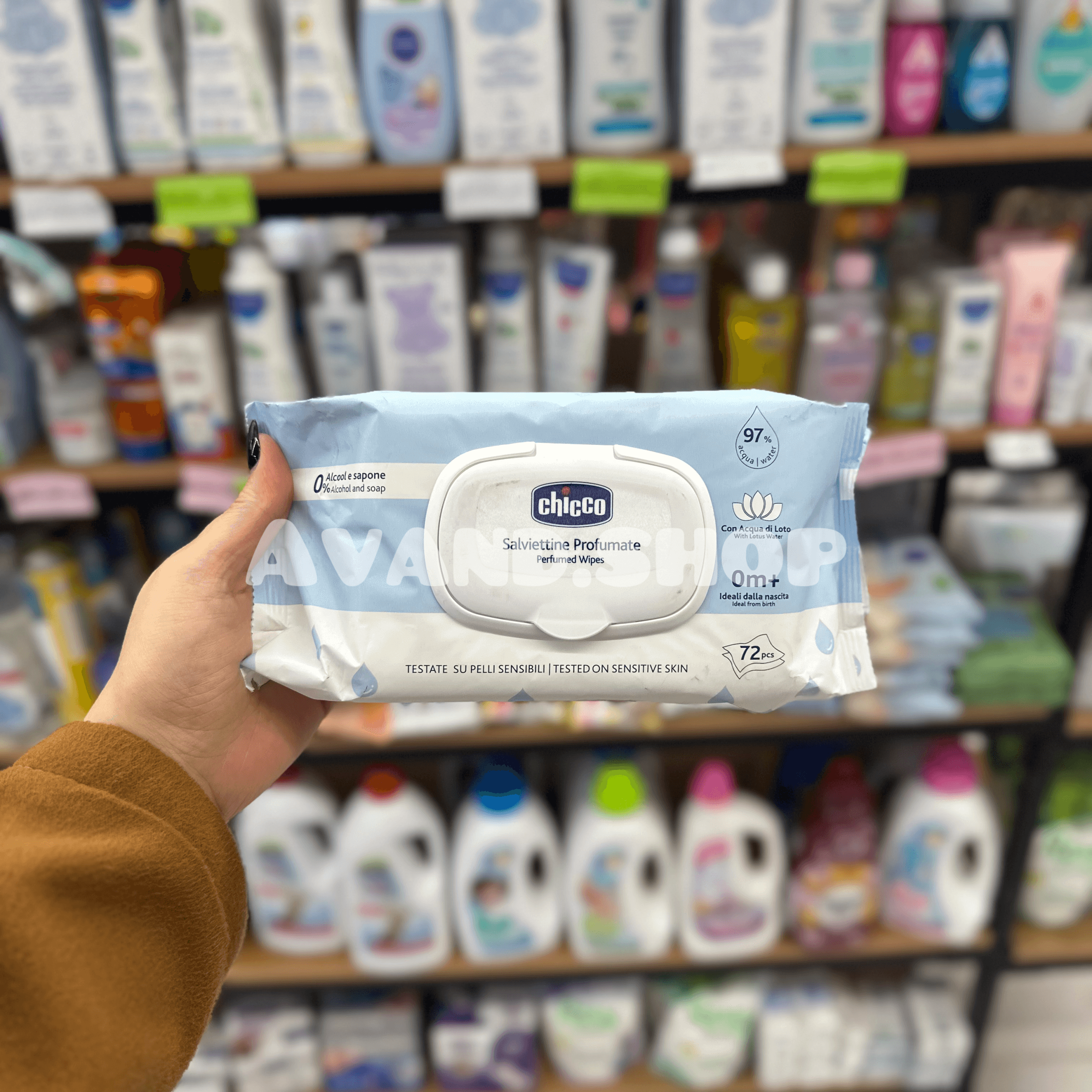 دستمال مرطوب کودک 60 عددی چیکو Chicco