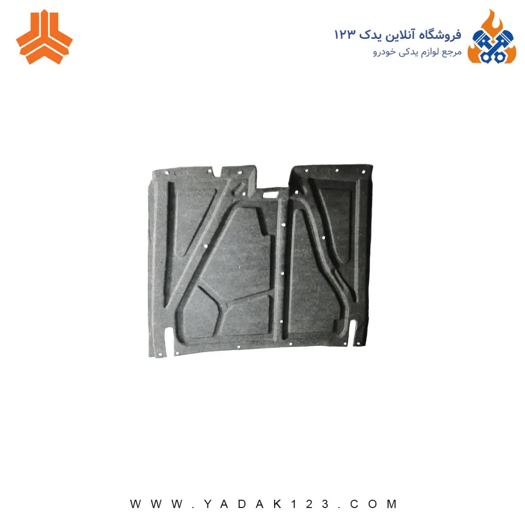 عایق درب موتور نیسان رنگ مشکی برند آذین
