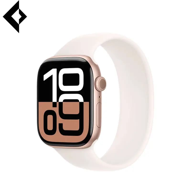 ساعت هوشمند اپل مدل (mm46) watch Series 10 با بند سیلیکونی