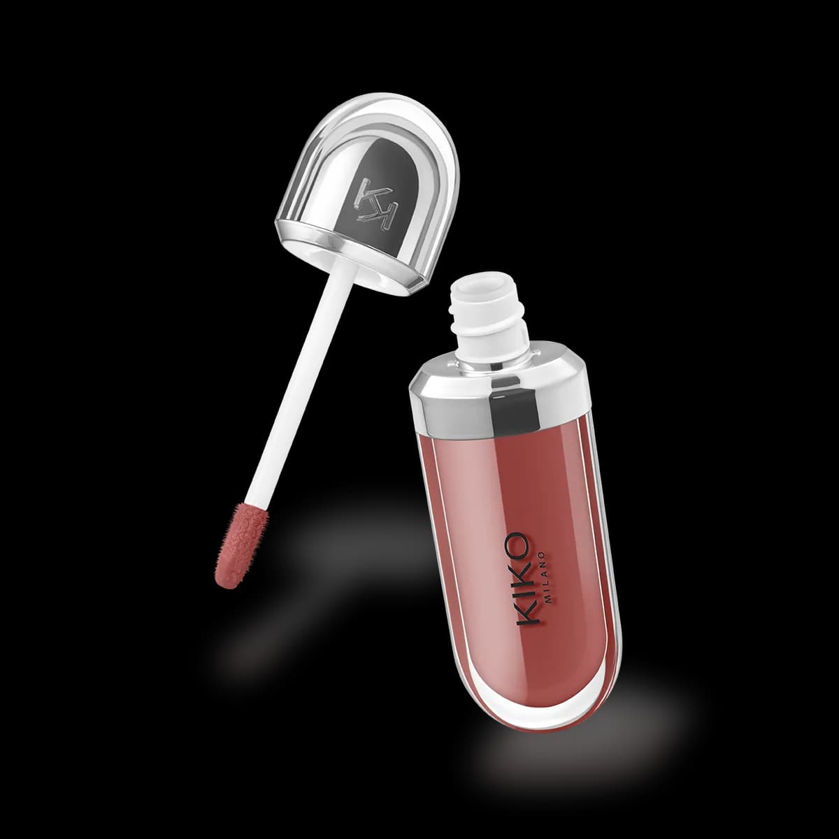 لیپ گلاس سهبعدی هیدرا کیکو میلانو شماره 21 Brun Rose