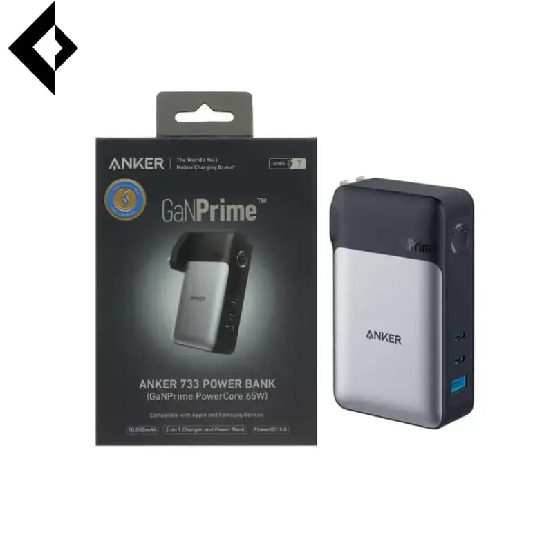 آدابتور و پاور بانک انکر مدل A1651211 ظرفیت 10000 میلی آمپر — تصویر ۲
