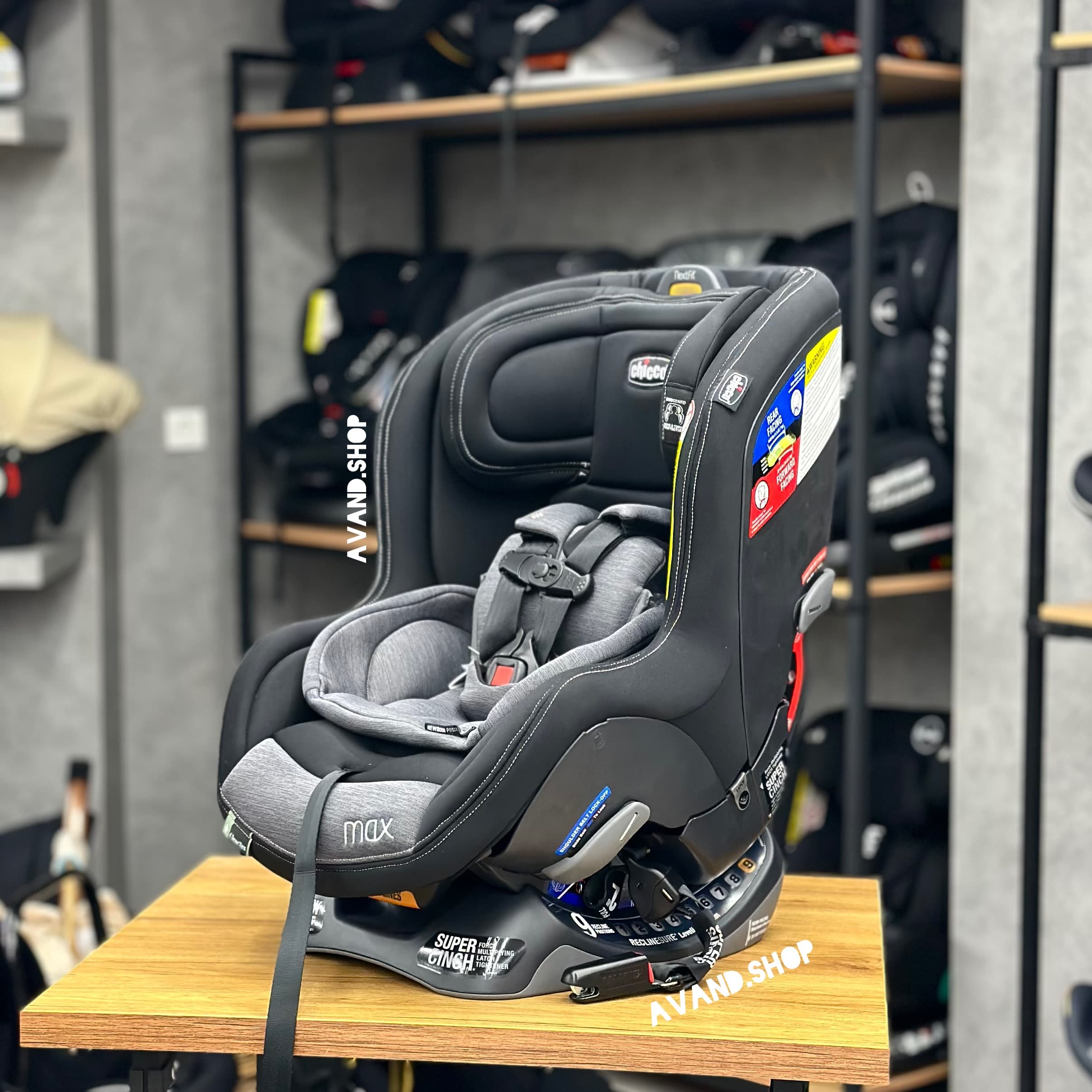 صندلی ماشین چیکو نکست فیت مکس Nextfit zip MAX (مشکی)