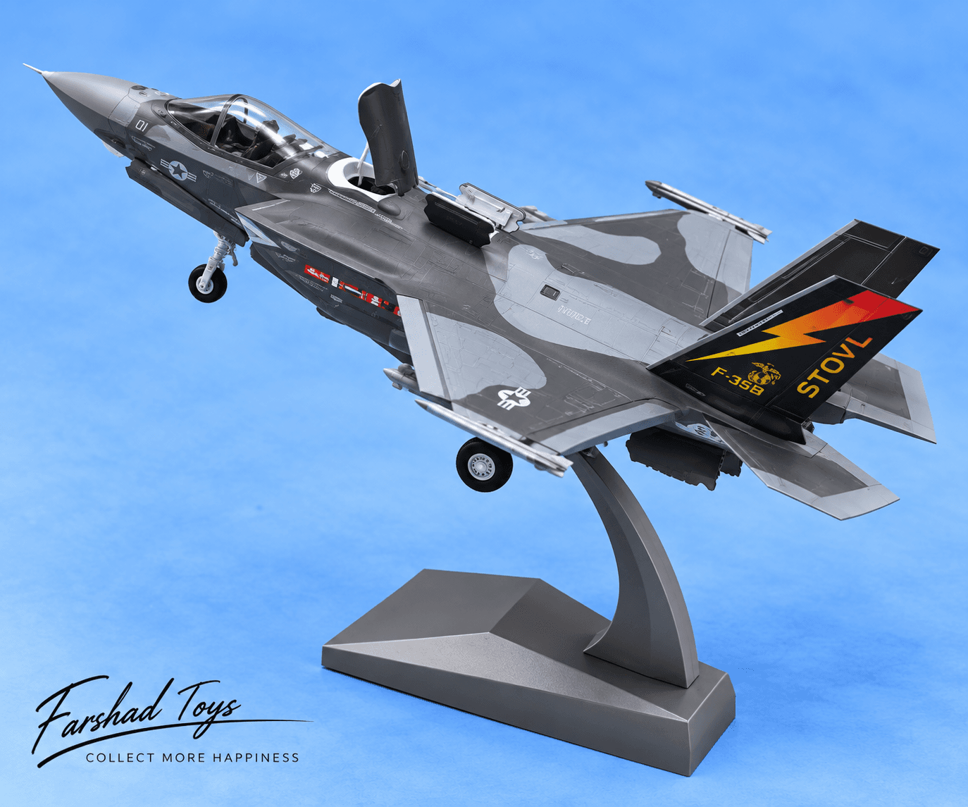 ماکت فلزی جنگنده Lockheed Martin F-35B BF-01 STOVL مقیاس 1:72
