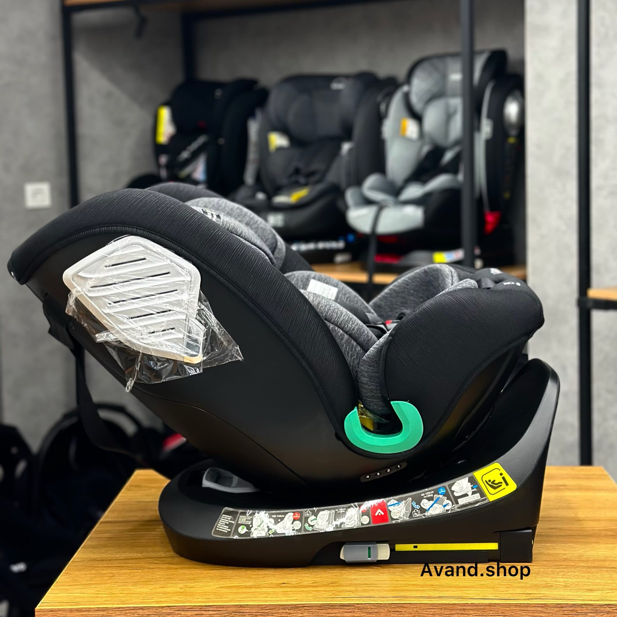 صندلی ماشین ۳۶۰ درجه کیدیلو مدل‬ ‫Kidilo g409‬(طوسی تیره) — تصویر ۶