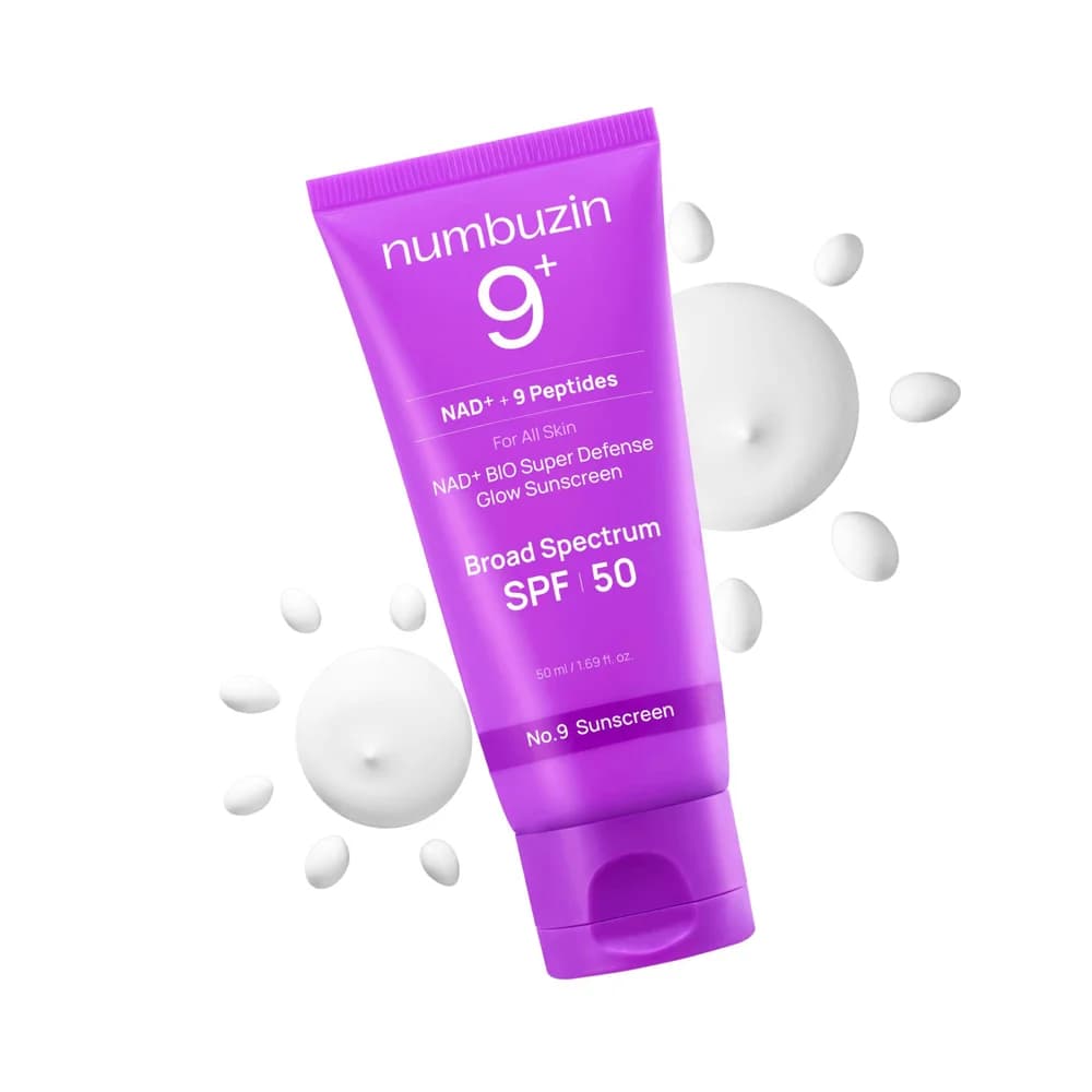 کرم ضد آفتاب شماره 9 نامبوزین Super Defense Glow SPF 50 حجم 50 میلی‌لیتر