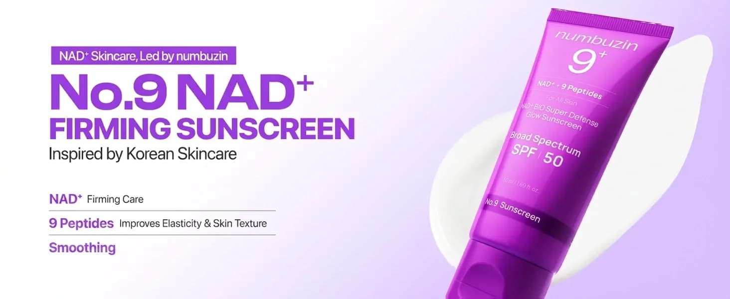 کرم ضد آفتاب شماره 9 نامبوزین Super Defense Glow SPF 50 حجم 50 میلی‌لیتر — تصویر ۴