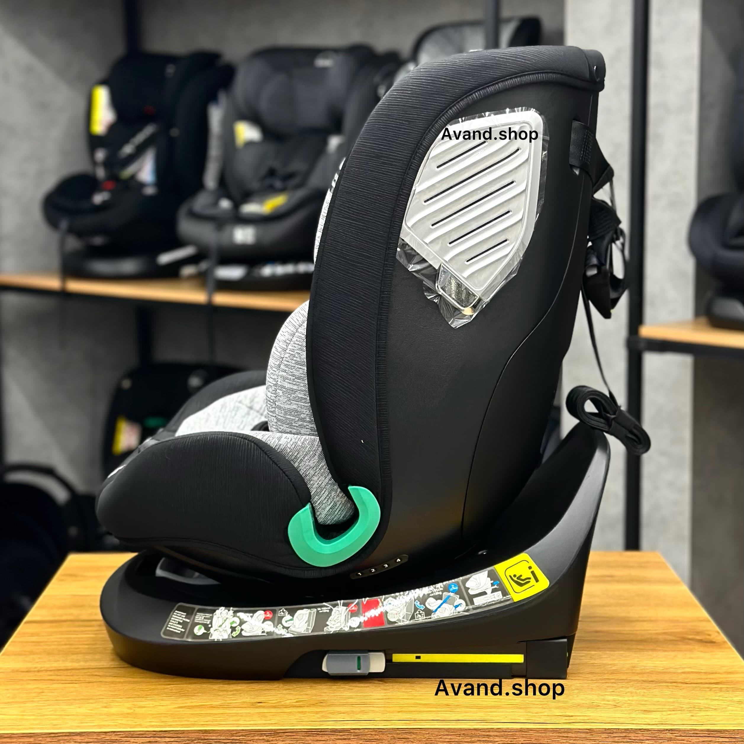 صندلی ماشین ۳۶۰ درجه کیدیلو مدل‬ ‫Kidilo g409‬(سفید و مشکی) — تصویر ۴