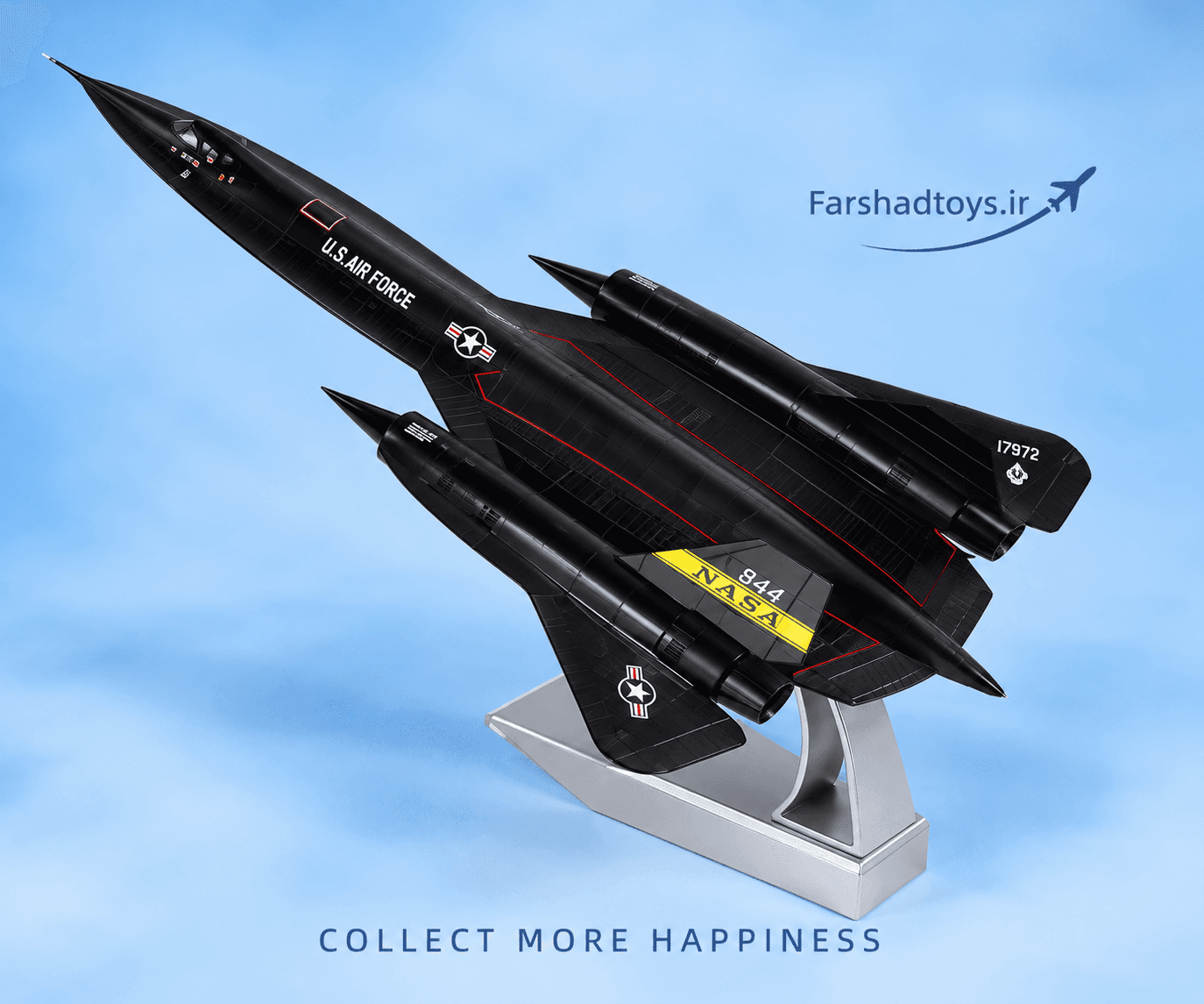 ماکت هواپیمای Lockheed SR-71 Blackbird مقیاس 1:144