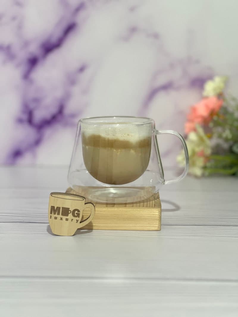 ماگ پیرکس دوجداره ساده تپل آنتی شوک