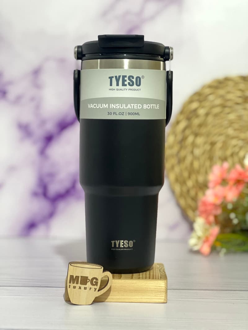 تراول ماگ TYESO سطلی دوحالته 900 میل استیل 304 — تصویر ۳
