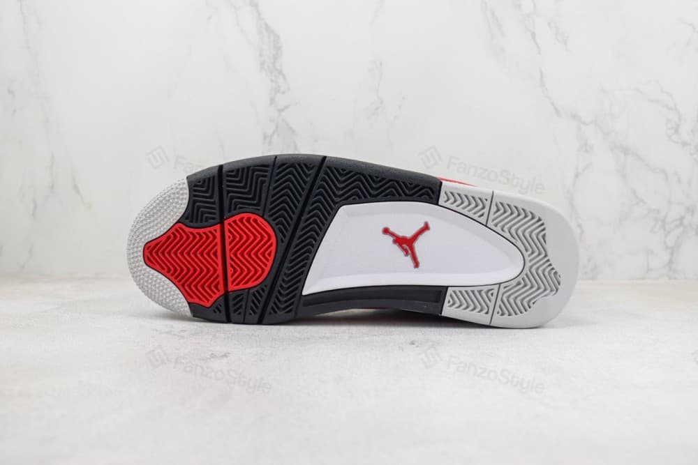 نایک ایر جردن ۴ رد سمنت </br> Nike Air Jordan 4 Red Cement — تصویر ۷