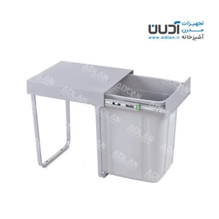 سطل زباله بزرگ تک مخزنه ریلی آدلان (40 لیتری) – هومان