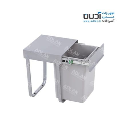 سطل زباله تک مخزنه ریلی کوچک آدلان (12 لیتری) – شاکو