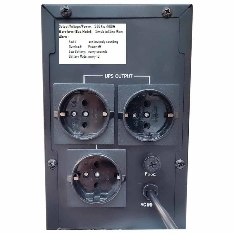 یو پی اس بستن پاور مدل BPO-1200VA-9Ah ظرفیت 1200 ولت آمپر به همراه باتری داخلی 9Ah — تصویر ۹