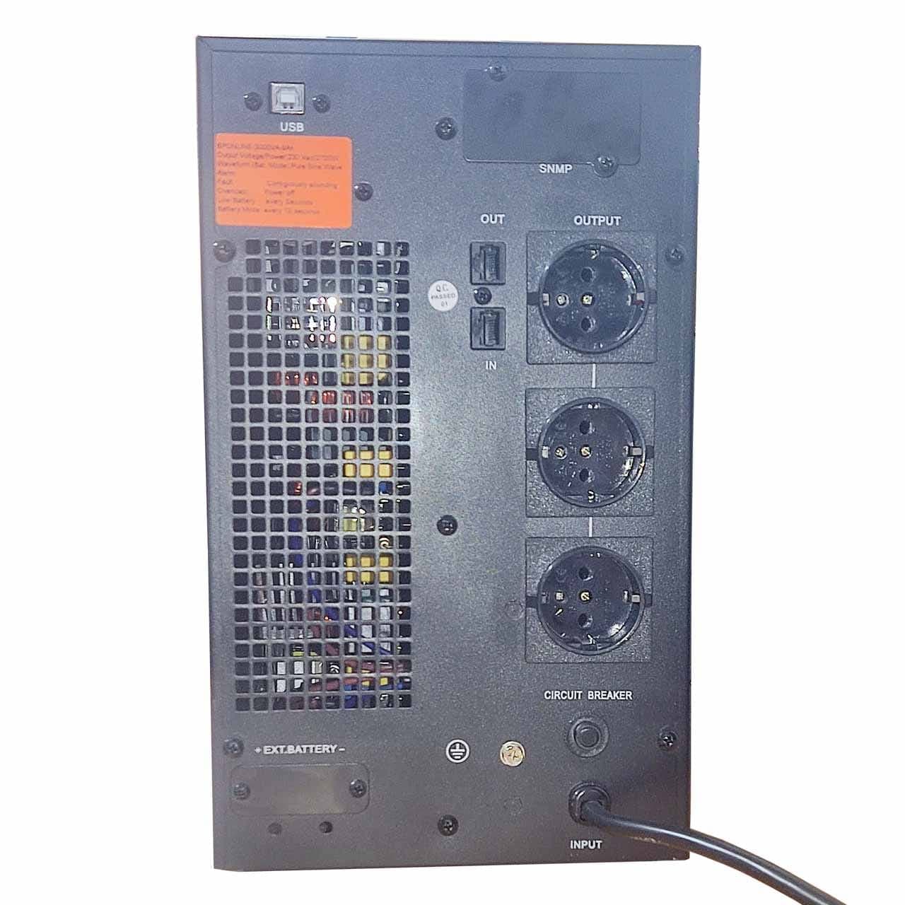 یو پی اس بستن پاور مدل BPONLINE-3000VA-9Ah ظرفیت 3000 ولت آمپر — تصویر ۵