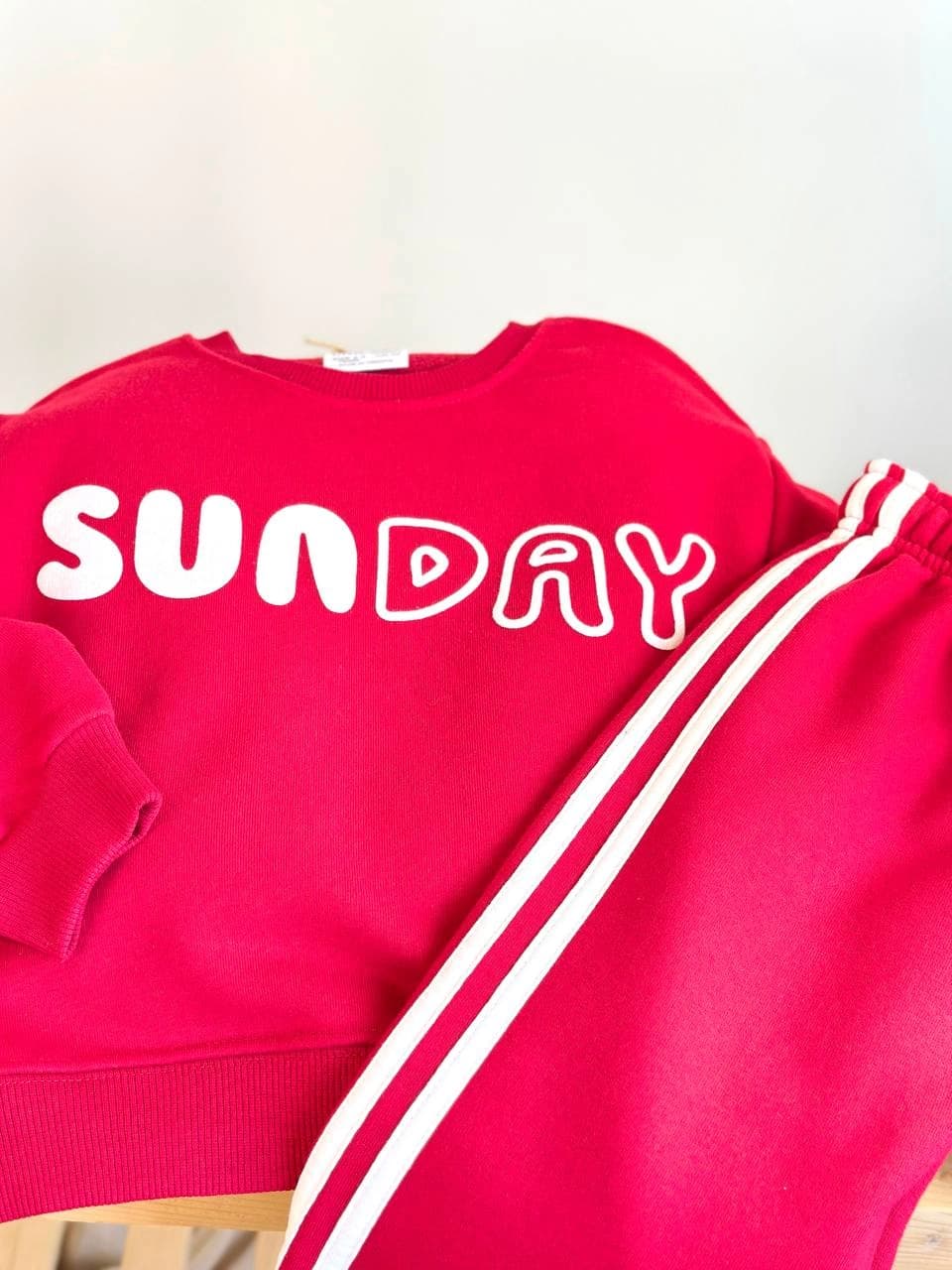 بلوز شلوار بچگانه اسپرت SUNDAY اورجینال دورس 3 نخ (2تا8سال) محصول ترکیه 🇹🇷 — تصویر ۶