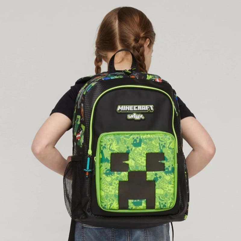 کوله پشتی طرح ماینکرافت اورجینال برند SMIGGLE وارداتی — تصویر ۱۲