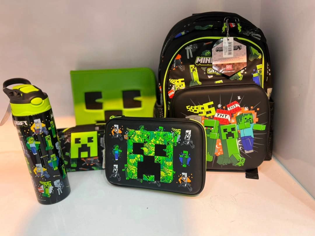 کوله پشتی طرح ماینکرافت اورجینال برند SMIGGLE وارداتی — تصویر ۴