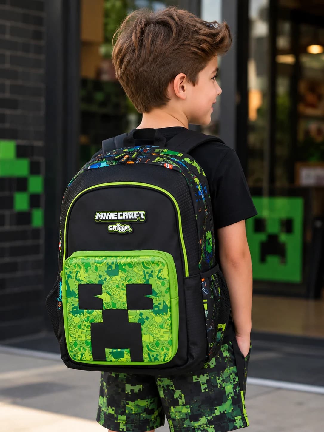 کوله پشتی طرح ماینکرافت اورجینال برند SMIGGLE وارداتی — تصویر ۱۰