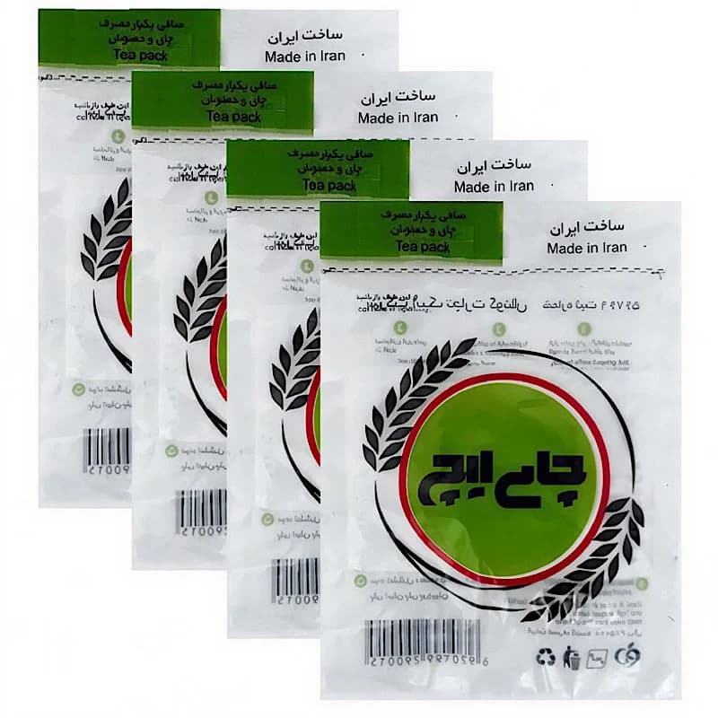 فیلتر چای ایچ مدل کیسه ای 4 بسته 60 عددی کد N670 — تصویر ۶