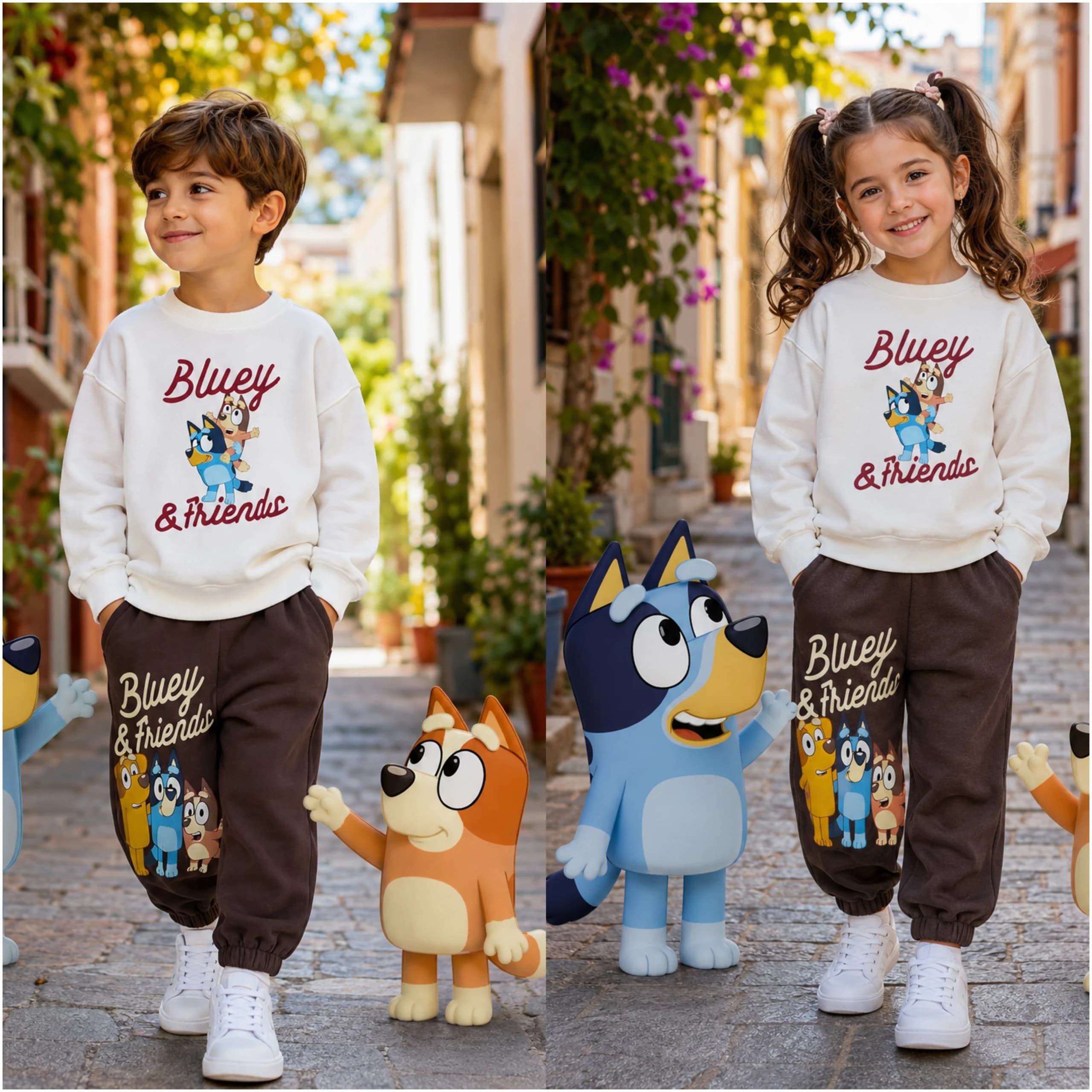 بلوز شلوار بچگانه بلویی بینگو اورجینال دورس 3 نخ (2تا8سال) محصول ترکیه 🇹🇷