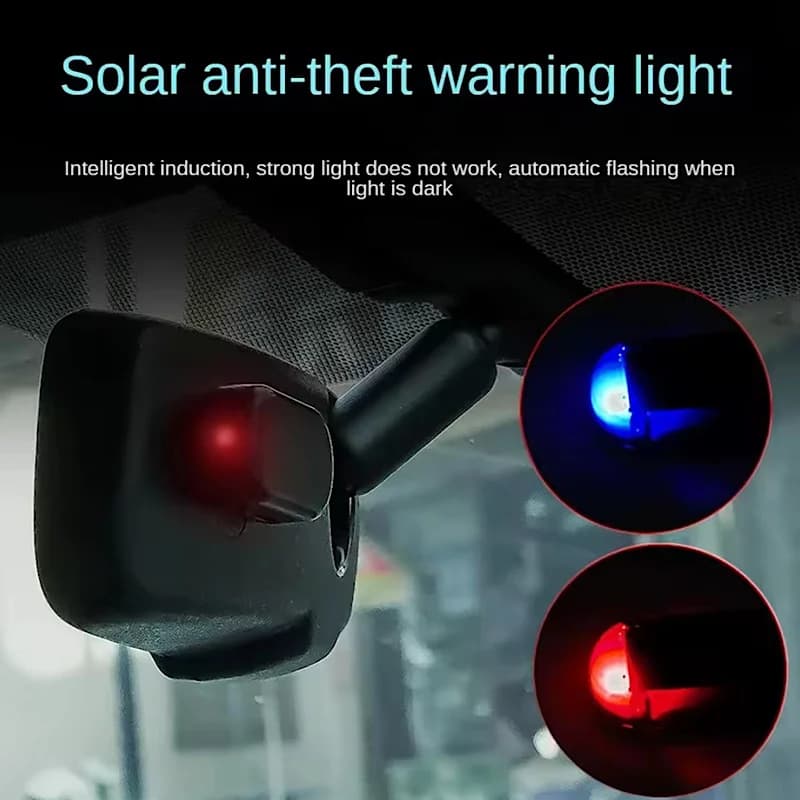 دزدگیر فیک سولار چشمک زن مدل Car Alarm کدN634 — تصویر ۵