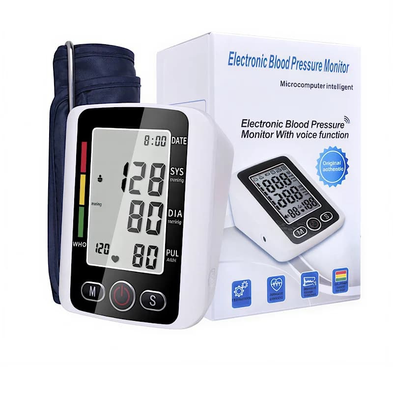 دستگاه فشارسنج بازویی صفحه بزرگ مدل New Arm Style کدN638 — تصویر ۵