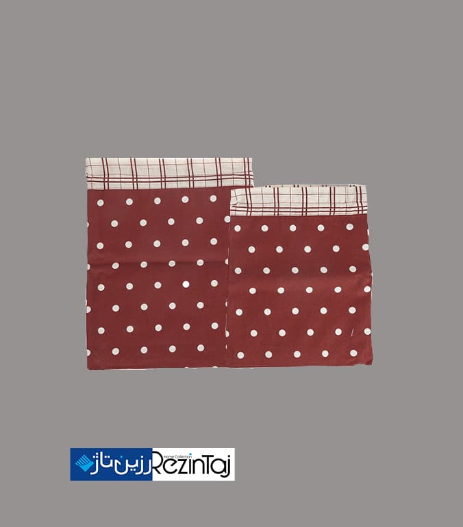 کیسه سبزی 2تکه طرح خالدارقرمز