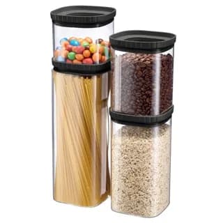 جار شیشهای با درب سیلیکونی Glass Jar with Silicone Lid وست مارک — تصویر ۴