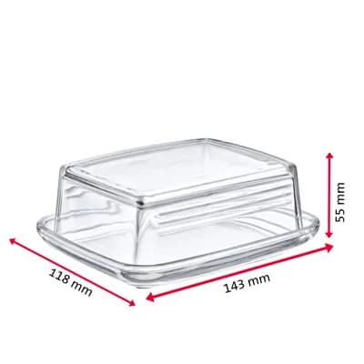 ظرف کره شیشه‌ای Butter Dish Glass وست مارک — تصویر ۸