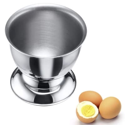 ۴ عدد جا تخم‌مرغ پایه‌دار استیل 4 Egg Cups with Foot وست مارک — تصویر ۳