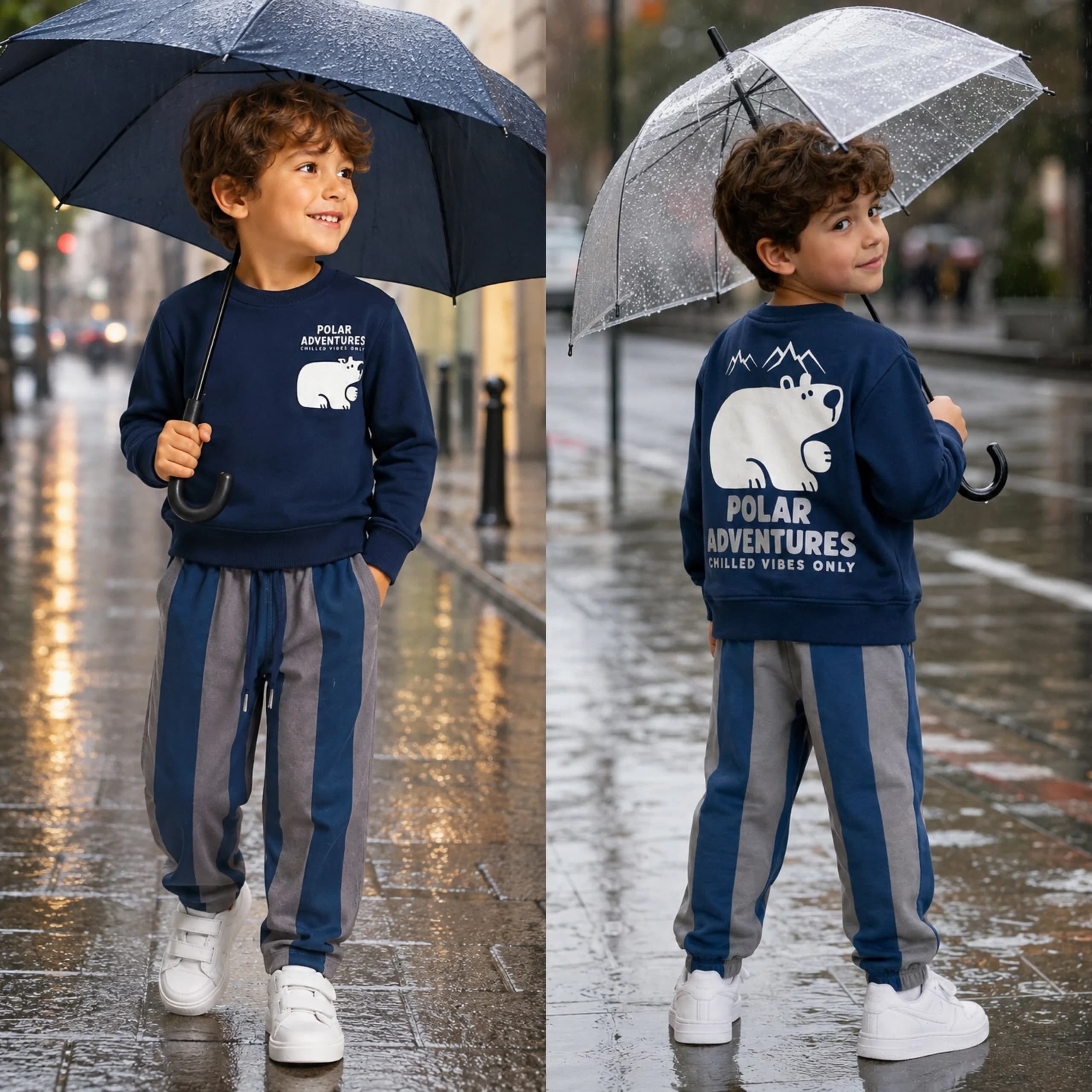 بلوز شلوار بچگانه تدی BEAR دورس 3 نخ اورجینال (3تا10سال) محصول ترکیه 🇹🇷 — تصویر ۲