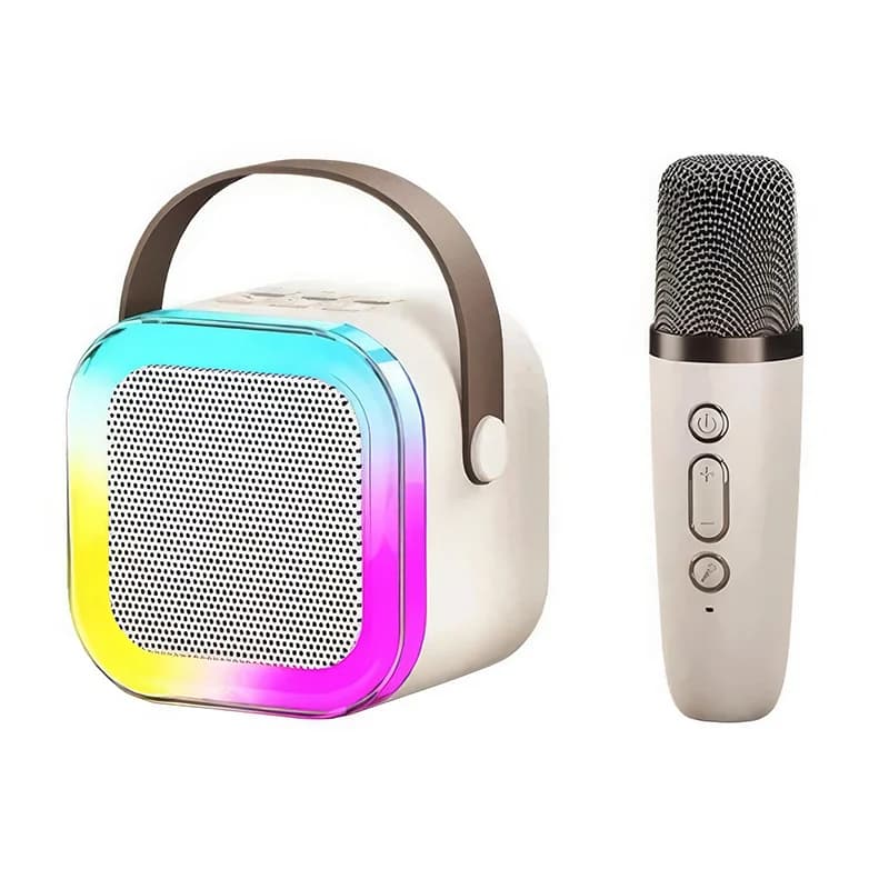 اسپیکر بلوتوثی میکروفون دار قابل حمل مدل RGB-Party کدN610 — تصویر ۷