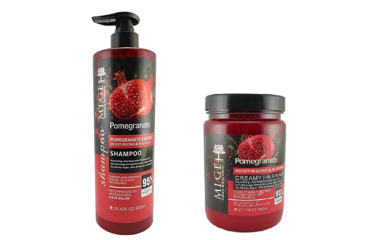 شامپو و ماسک انار میگ SHAMPOO AND MASK Pomegranate MEGE