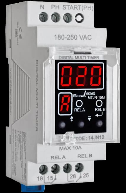 مولتی تایمر دیجیتال سری N شیوا امواج MTJN-15M