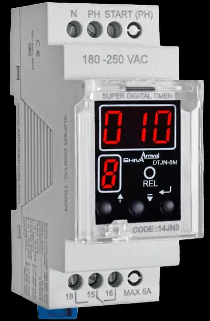 سوپر تایمر دیجیتال سری N شیوا امواج DTJN-8M