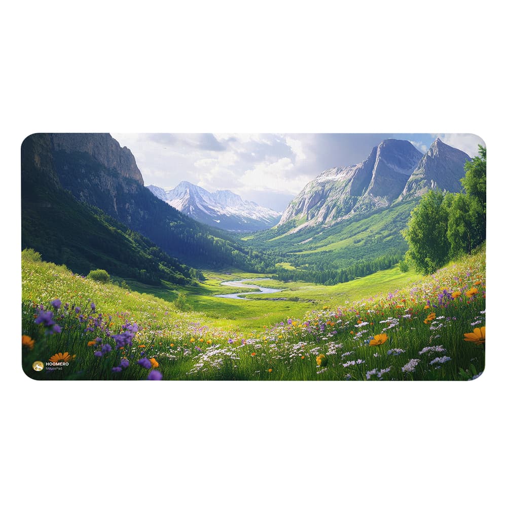 دسک پد هومرو مدل MX2660 طرح نقاشی طبیعت کوهستانی سایز 40×75 سانتیمتر