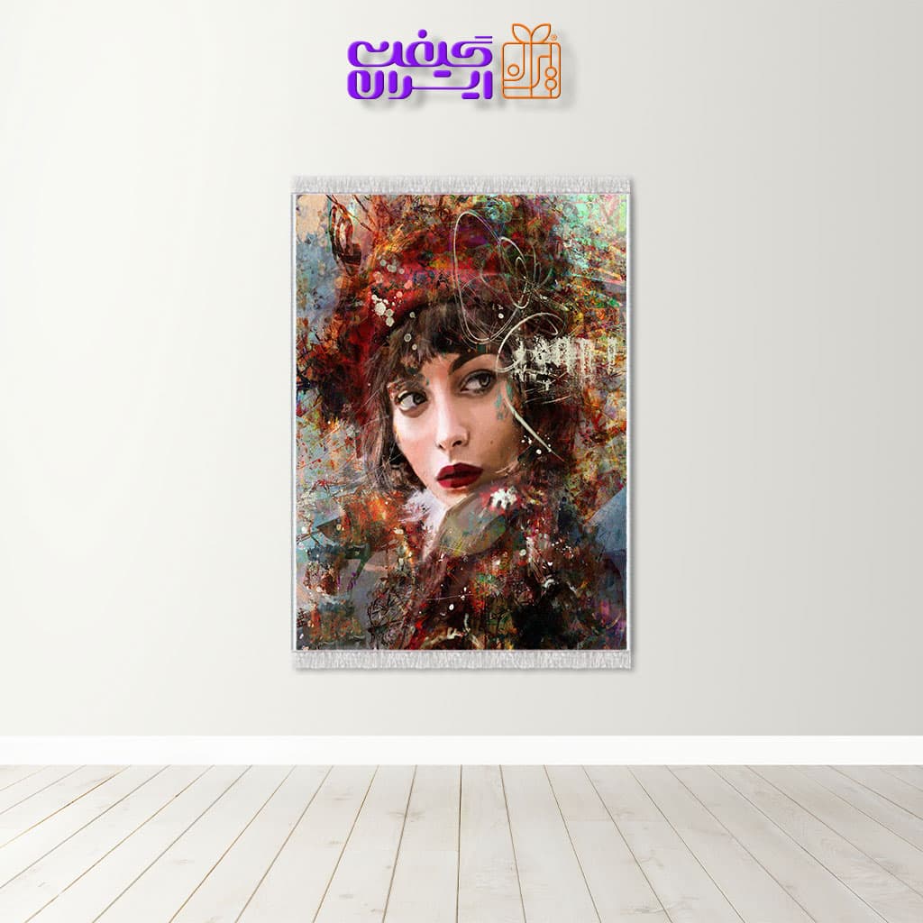تابلو فرش چاپی مدرن کد 6060
