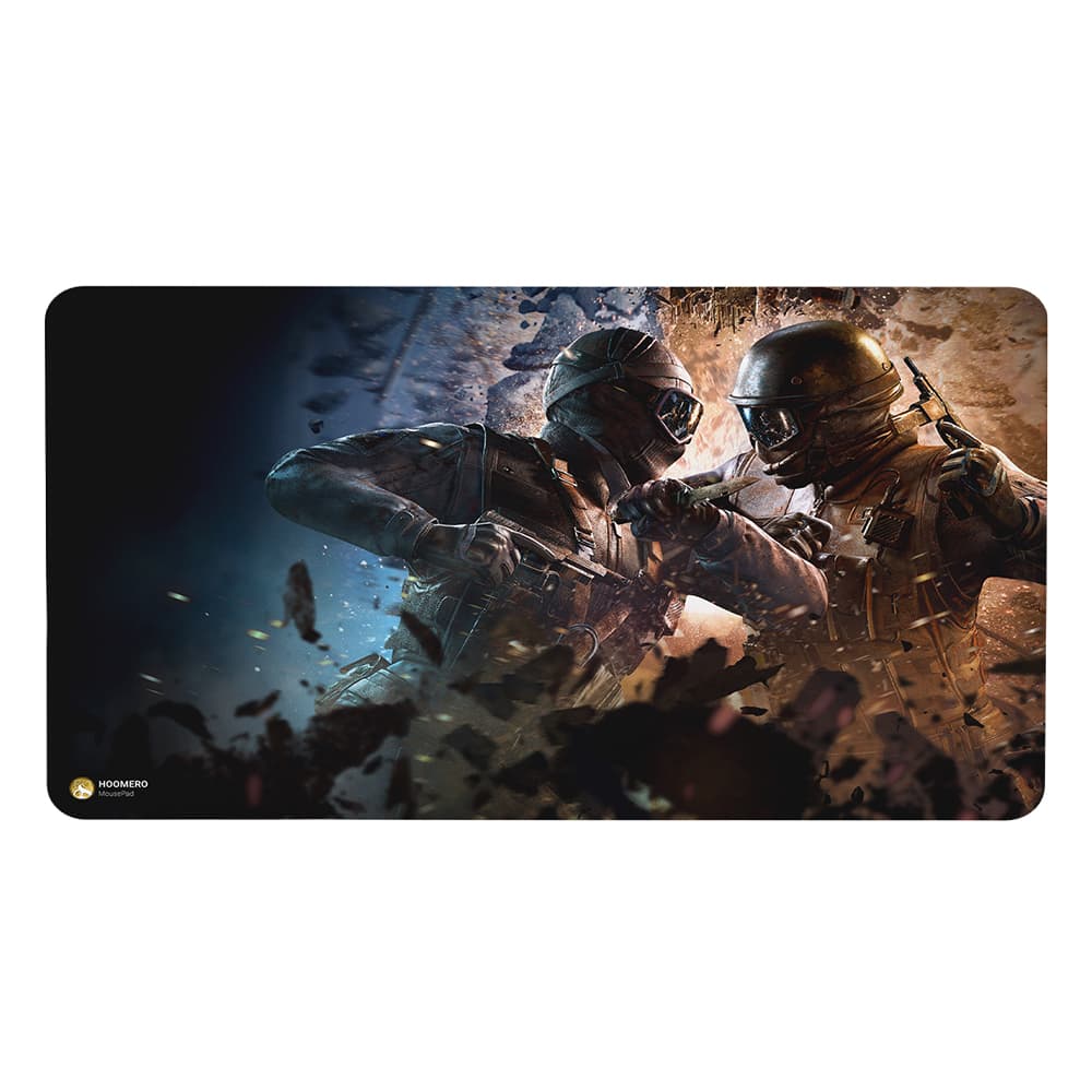 دسک پد هومرو مدل MX2741 طرح بازی Rainbow Six Siege سایز 40×75 سانتیمتر