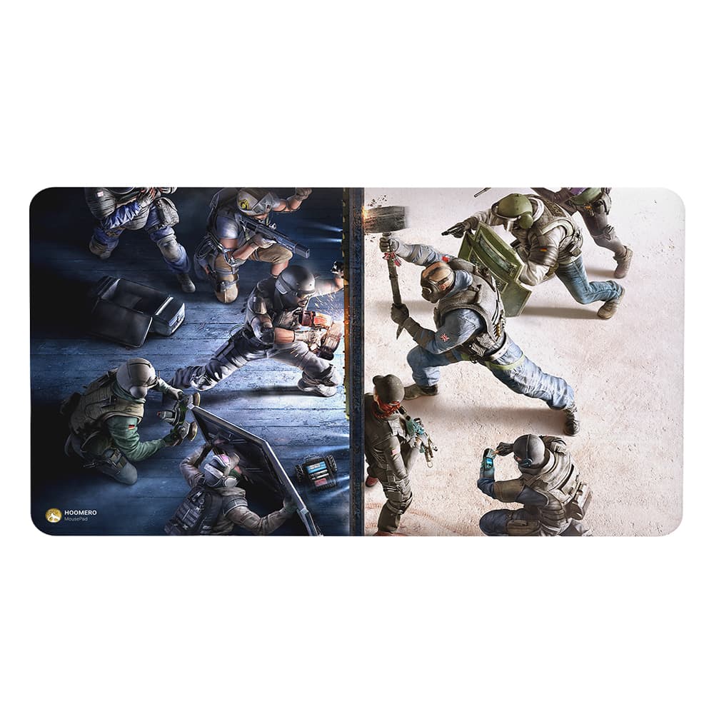 دسک پد هومرو مدل MX2742 طرح بازی Rainbow Six Siege سایز 40×75 سانتیمتر