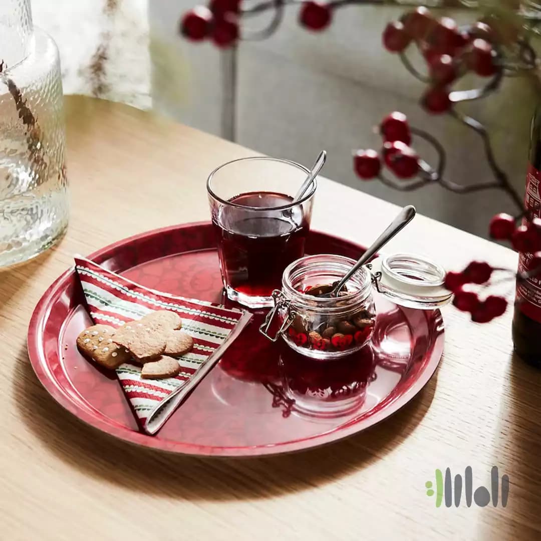 سینی گرد ایکیا VINTERFINT — تصویر ۳