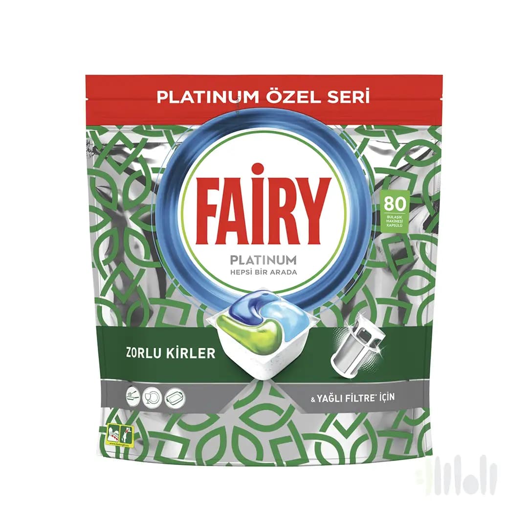 قرص ماشین ظرفشویی 80 عددی FAIRY PLATINUM