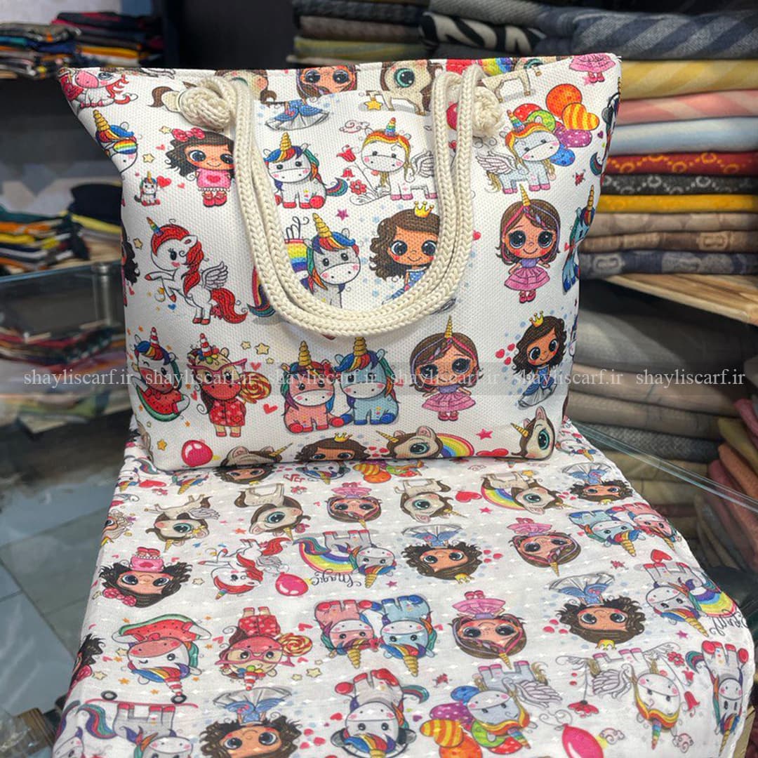ست شال و کیف بچگانه