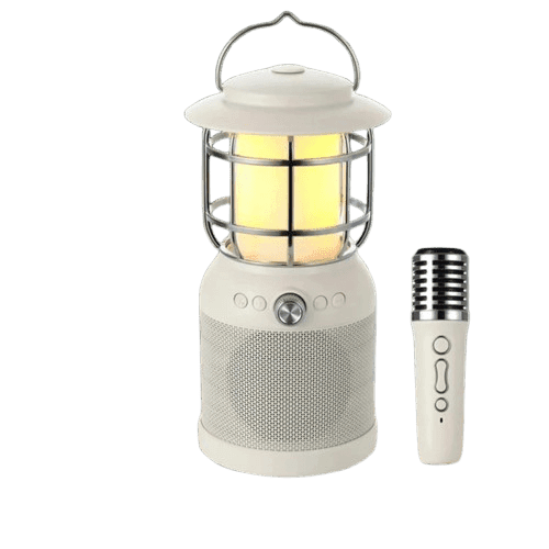 اسپیکر فانوسی بلوتوث دار مدل SD08 برند SODO با میکروفن بی‌سیم و چراغ LED