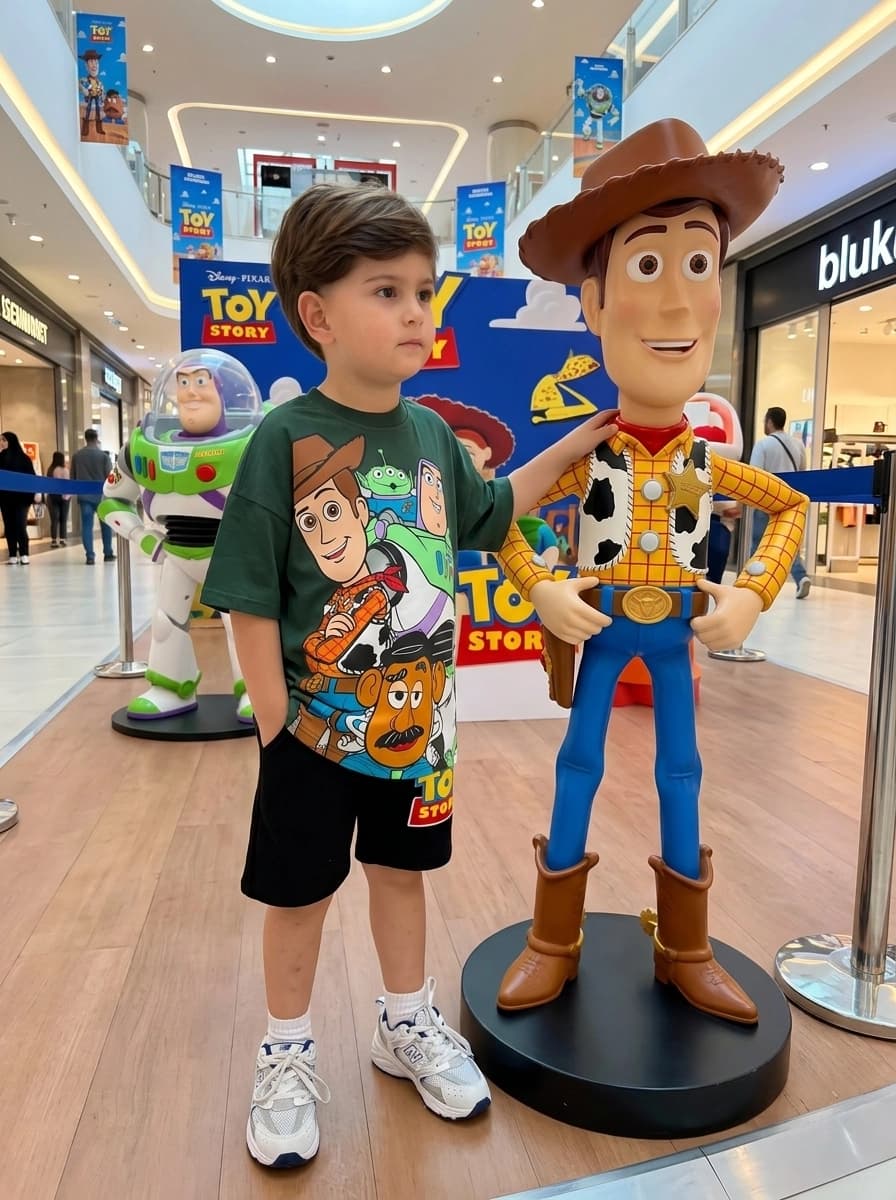 تیشرت شلوارک بچگانه وودی تویز استوری ( داستان اسباب بازی ها ) نخ پنبه (۳تا۱۰سال) محصول ترکیه 🇹🇷