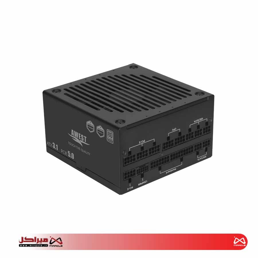 پاور کامپیوتر اوست مدل AV1000-PTB V3 ظرفیت ۱۰۰۰ وات تمام ماژولار