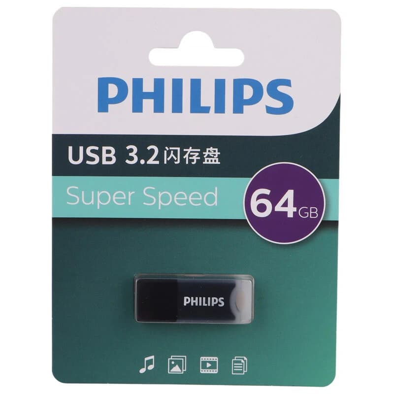 فلش 64 گیگ فیلیپس Philips FM10UA064B/93-B USB3.2 — تصویر ۱۱
