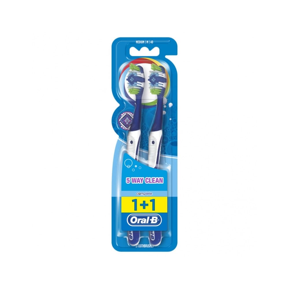 مسواک Oral-B مدل 5 way clean بسته 2 عددی